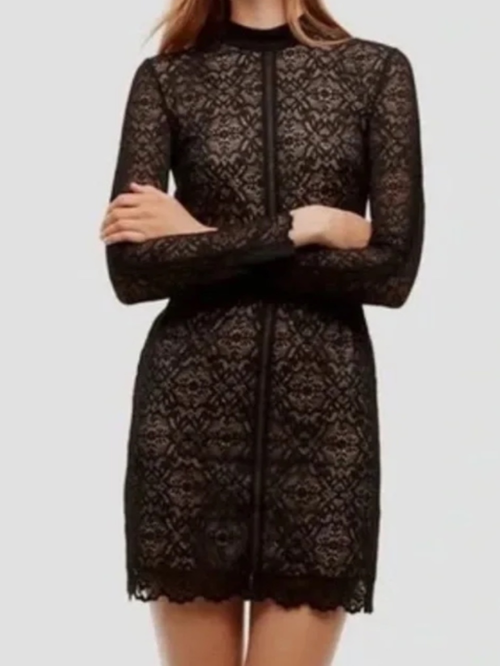 Wilfred aritzia lace cocktail dress